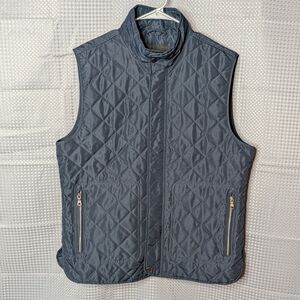 Banana Republic Navy Quilted Vest